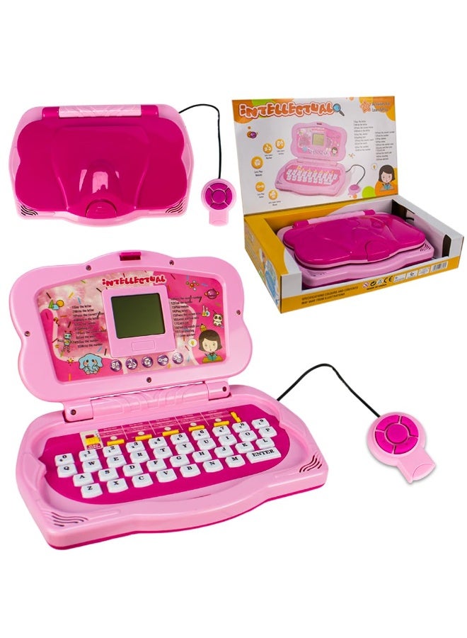 كونكسينج لعاب تعليمية على جهاز كمبيوتر محمول، لون وردي - Image 2